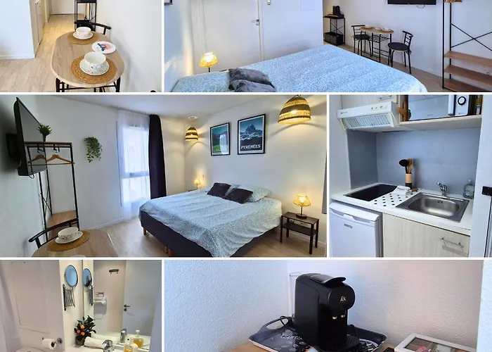 Appartement L'escale - Double Matelas - Clim - Wifi Lourdes